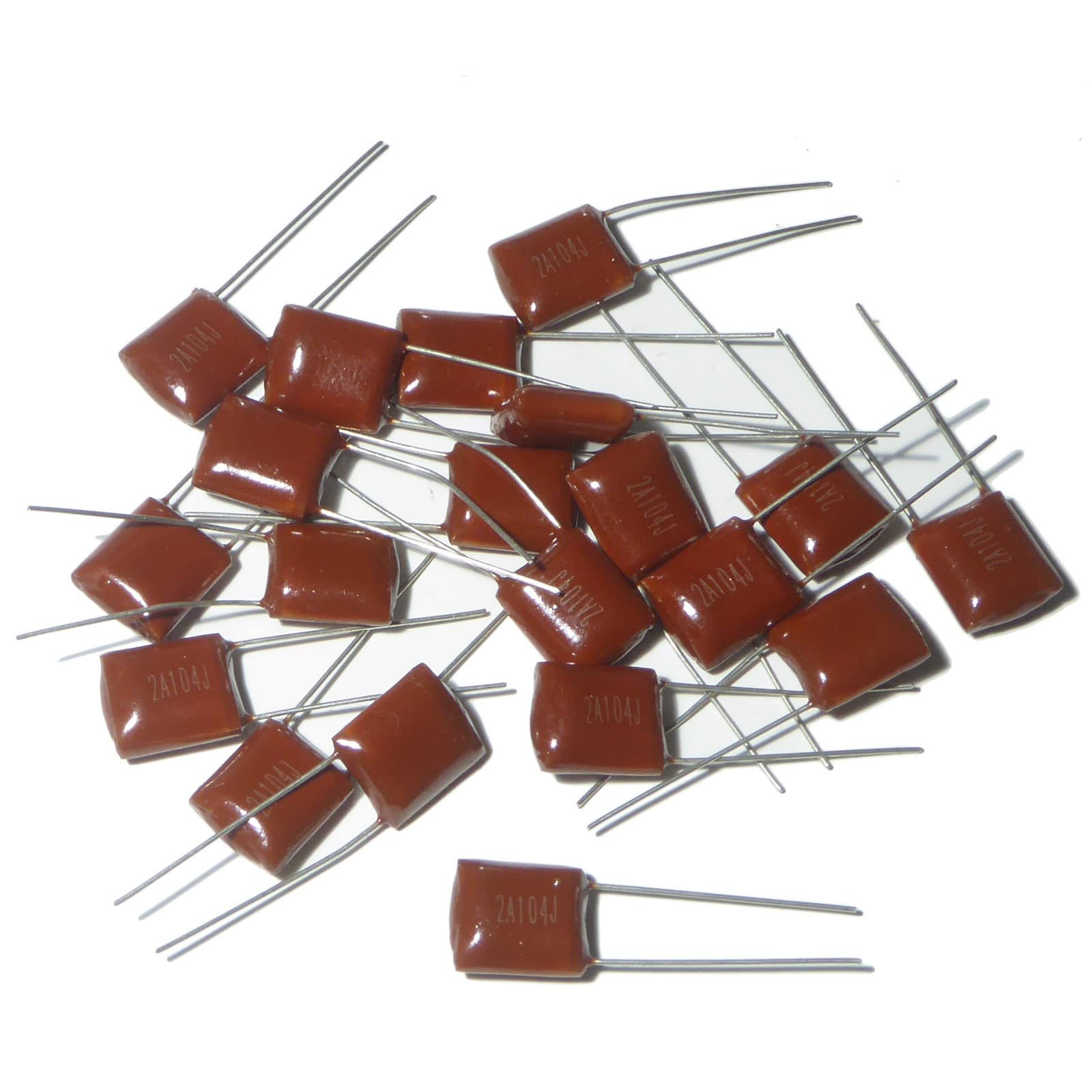 20x 0.1uF -100nF - 2A104J guitar capacitors/caps Tone Bleed