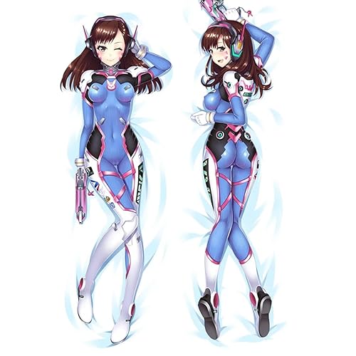 Dakimakura Dva Game Dakimakura Cosplay Body Pillow Cover Case Dva