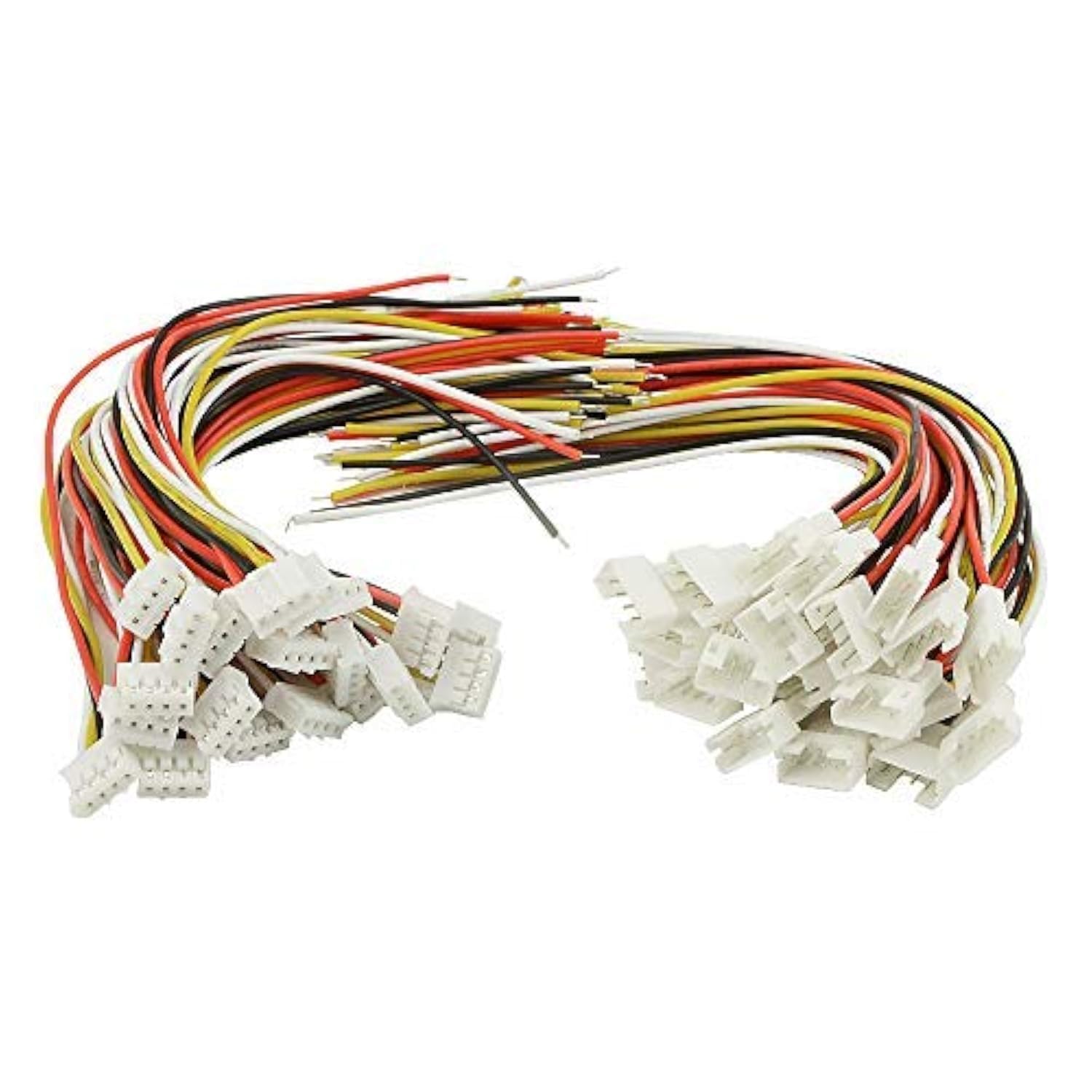 XINGYHENG BGTXINGI 40Pcs(20Pairs) 2.0mm 4PIN Female Male Connection Plug with 15cm Terminal Connector Wire Cable for LED Light Strip 5.9’’ Compatible with JST PH