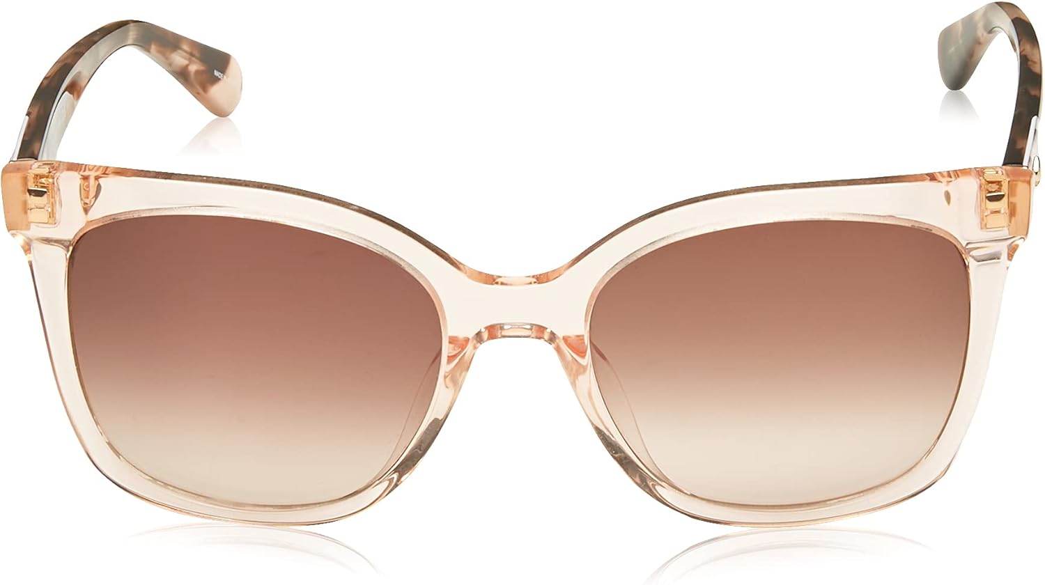 Kate Spade New York Women's Kiya Square Sunglasses, Peach, 53 mm: Clothing