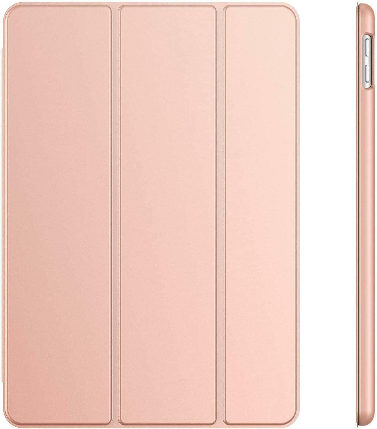 Case For iPad 9th Generation 2021/ 8th Gen 2020/ 7th Gen 2019,iPad 10.2 Case-Slim Lightweight Smart Shell Stand Cover with Translucent Frosted Back Protector for iPad 10.2"(Auto Wake/Sleep)(Rose Gold) — image 1
