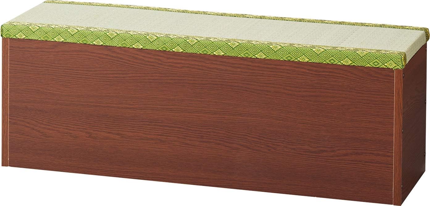 Amazon Co Jp ベンチ 畳ベンチ 椅子 畳収納 内部収納ボックス い草 幅91 奥行30 高さ32 5 おしゃれ ナチュラル シンプル たたみ 畳ユニット ベンチチェスト 和室 洋室 日本製 ホーム キッチン