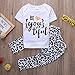 Baby Girls Short Sleeve Letters 