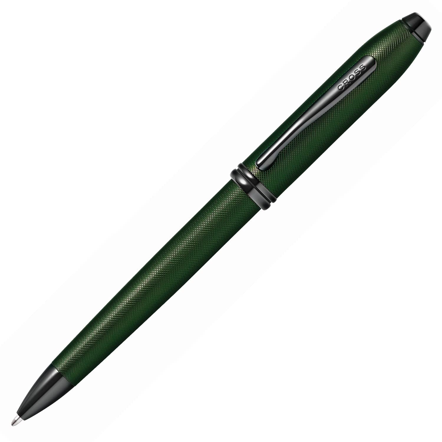 CROSS Townsend Matte Green PVD Micro-knurl Ballpoint Pen