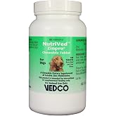 Nutrived ZinPro Chewable Tablets Zinc Methionine for Dogs Roast beef flavor Chewable(100 count)