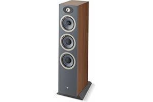 Focal Theva N°3-3-Way Floorstanding Loudspeakers with 6.5-Inch Drivers, Sold Individually, Dark Wood - FTHEVAN3DW