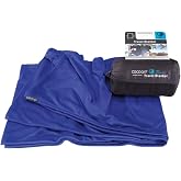 COCOON Coolmax Travel Blanket - Royal Blue | Quick-drying COOLMAX fabric, Breathable moisture-wicking comfort, Lightweight compact blanket for travel and camping