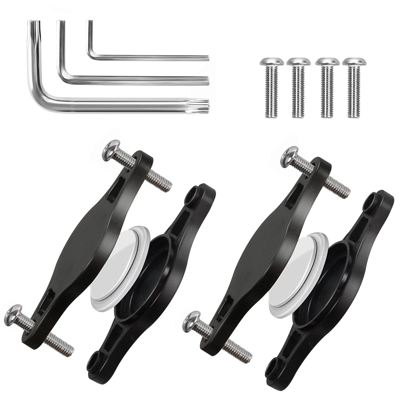 WALLFID Bike Holder for Bottle Cage Mount, compatible with Apple AirTag 2nd Generation (2026) and AirTag (2021), with Security Screws and Tools, Lightweight and Discreet