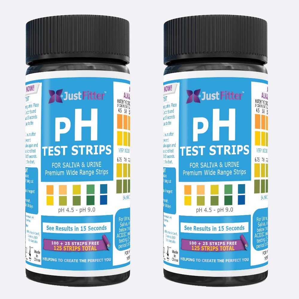 Buy pH Test Strips (2 Bottles). Test Alkaline and Levels in The Body