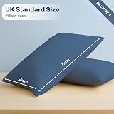 DN Collection Pillow Cases 2 Pack 50x75 cm Navy Microfiber OEKO-TEX view 2