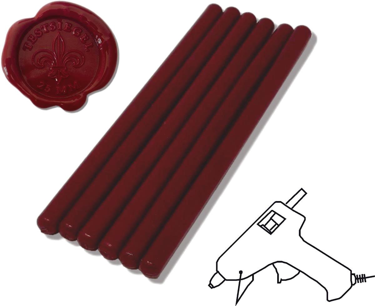 UDIG 7 Mm Siegelwachs-Sticks 6er Pack | Waldmeistergrün Für Wachspistolen