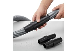 2Pcs Vacuum Cleaner Adapter Universal Vacuum Hose Adapter Professional Extraction Hose Adaptor Replacement Wet Dry Cleaner At