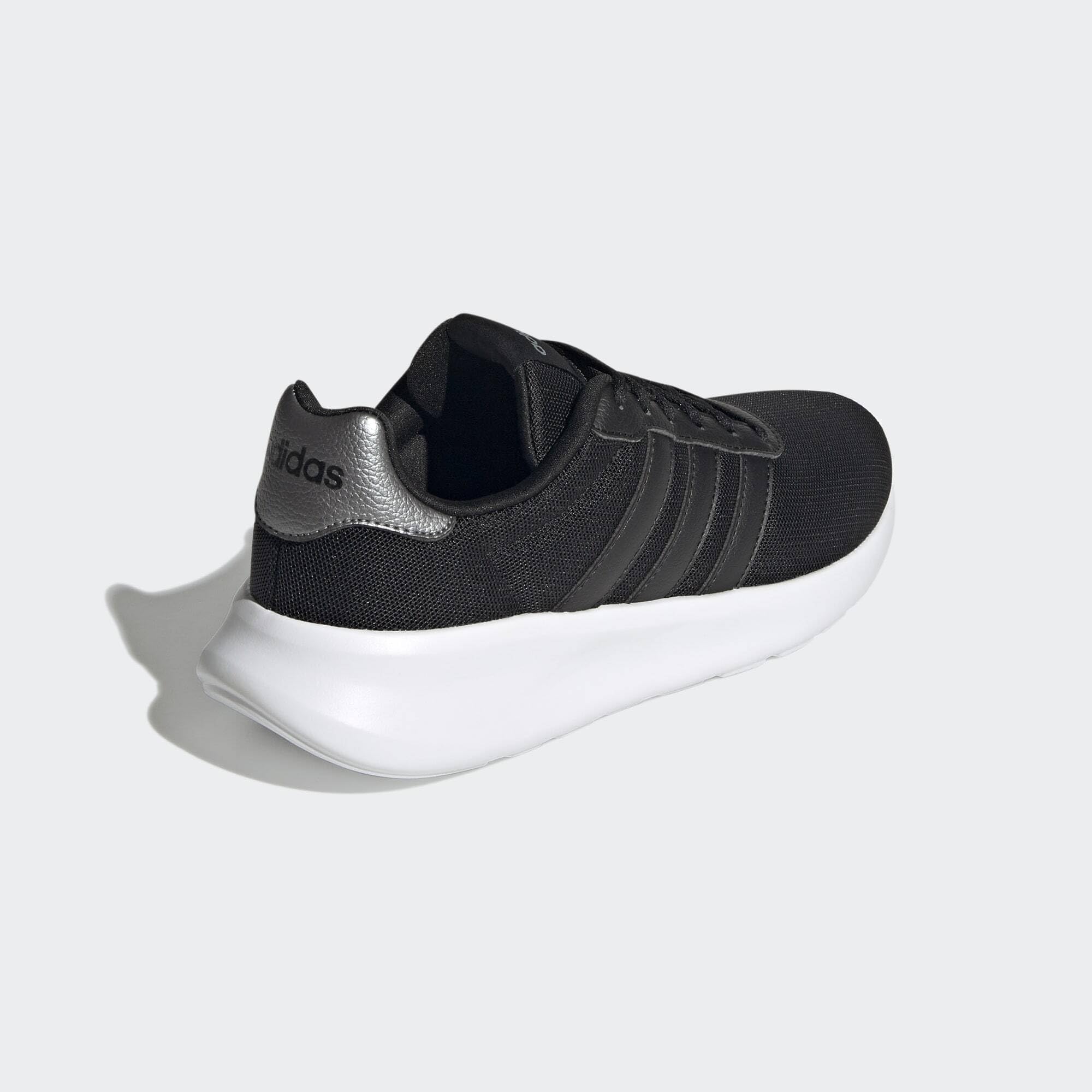 Adidas LWO23 Running Shoes, Light Racer 3.0 Women's, Core Black/Core Black/Iron Metallic (GY0699)