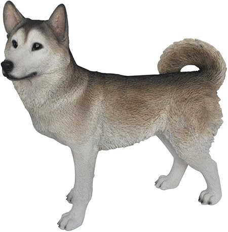 siberian husky statue
