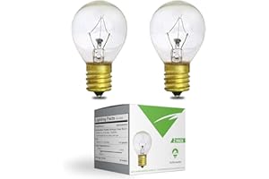 BULBMASTER Lava Lamp Bulb 25 Watts Light Bulbs S11 Incandescent 120v 25w Bulb Replacement for 14.5 Inch Lava Lamps and Glitter Lamps Fits Intermediate E17 Base Pack of 2