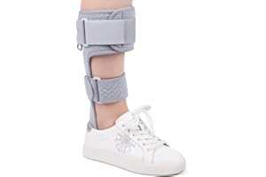 SHUYAN JIAO Medical AFO Foot Drop Brace - Drop Foot Braces for Walking - AFO Brace Walking with Shoe - Ankle Foot Orthosis for Stroke - Drop Foot Stabilizer Support for Men & Women Medium-Right (Comfort)