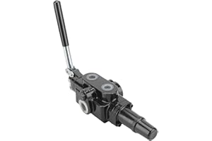 INPANOLS Hydraulic Log Splitter Valve, 1 Spool 25GPM 3626PSI Hydraulic Directional Control Valve, Hydraulic Loader Valve w/Joystick for Log Splitter, Small Tractors & Loaders