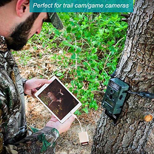 SD Card Reader, Lightning Adapter for iPhone (Requires iOS 9.2 or Later), Trail Game Cameras Viewer for iPhone X/8 Plus/8/7 Plus/7/6s Plus/6s/6 Plus/6/5/5S iPad Mini/Air, No App Required [Upgraded] - Thumbnail 6
