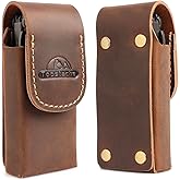 Topstache Leather Multitool Sheath - Multitool Holster for Belt - Belt Loop Multitool Pouch - Magnetic Closure Tool Pouch Case,