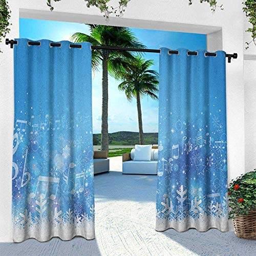 Leinuoyi Winter Outdoor Curtain Pole Music Inspired Winter