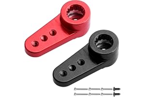 AllinRC RC Servo Arm for Emax ES08MA II Servo Upgrade Mini Servo Horn (2PCS)