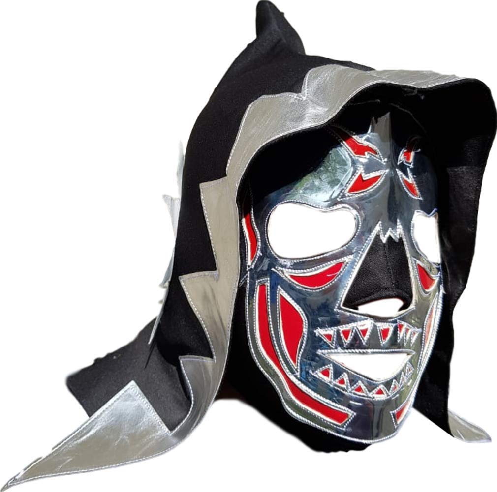 Pick Your Adult Size Luchador Lucha Libre Mexican Wrestling Mask Pro-Fit Mask, La Parka Silver, One size
