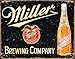 Desperate Enterprises Miller Brewing Company Vintage Tin Sign, 16