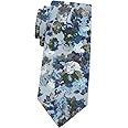 Mantieqingway Men's Skinny Tie, Cotton Floral Ties for Men Wedding Necktie for Groom, Groomsmen, Missions, Dances