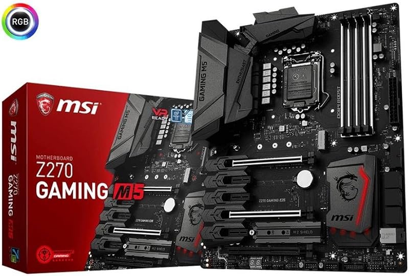 MSI Z270-GAMING-M5 Motherboard Intel LGA 1151 DDR4 USB 3.1 PCI-E 3.0 Gaming