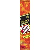 Slim Jim Giant Smoked Jerky Meat Sticks, Hot AF Flavor, 0.97 oz., 24-ct | Good source of protein, 6g per stick; Hot Af flavor; great for game day &amp; school snacks; perfect for road trips &amp; camping