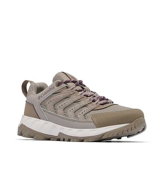 COLUMBIA WOMENS STRATA TRAIL LOW, KETTLE/BLUSH ROSE, 10.5
