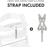 hauck Alpha+ White Wooden High Chair Beechwood 5-Point Harness 90 kg view 3