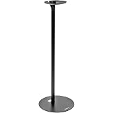 Mount-It! Speaker Floor Stand for Sonos One, SL, and Play:1 [28" Tall] Built-in Cable Management, Lightweight, Minimal, Space Saving, Enhanced Surround Sound (Matte Black)