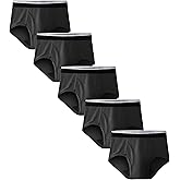 TIICHOO Incontinence Underwear for Men Washable Mens Incontinence Briefs Leak Proof 50 ml Absorbency 5 Pack