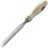 Individual Professional Woodworking Cabinetmakers Mortise Chisel Chrome-Vanadium Steel with Hornbeam Handles for Carpentry, Woodworking, Carving, Craftsman, 1/2&rdquo;