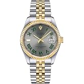 CADISEN Automatic Watches Men's Mechanical Japan 8215 Movement Waterproof Classic Design Wristwatch