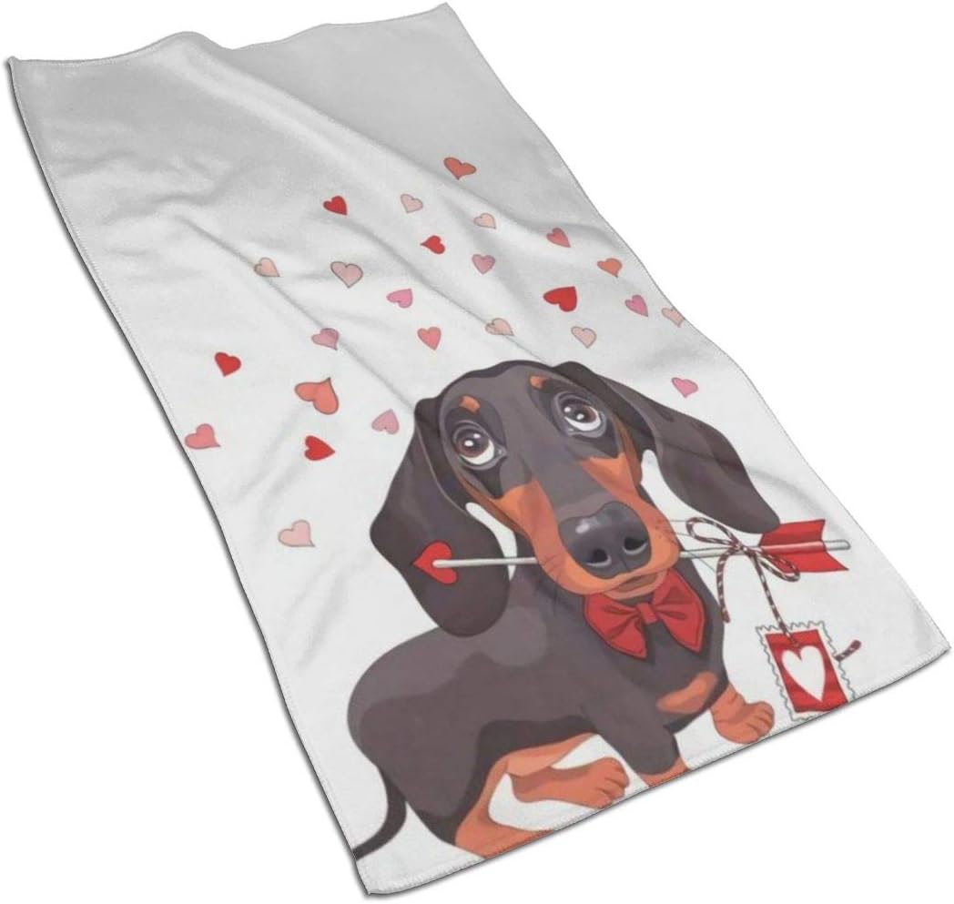 dog print towels