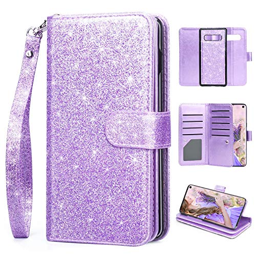 HIDAHE Samsung Galaxy S10 Case,S10 Phone Wallet Case, Leather