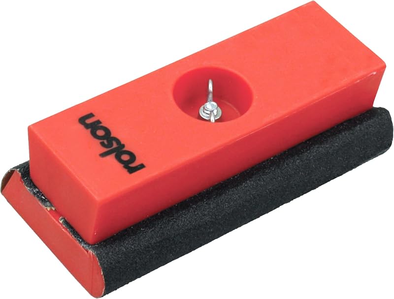 Rolson 24435 Mini Sanding Block 114x55x38mm PP Flat Angled Curved Edge