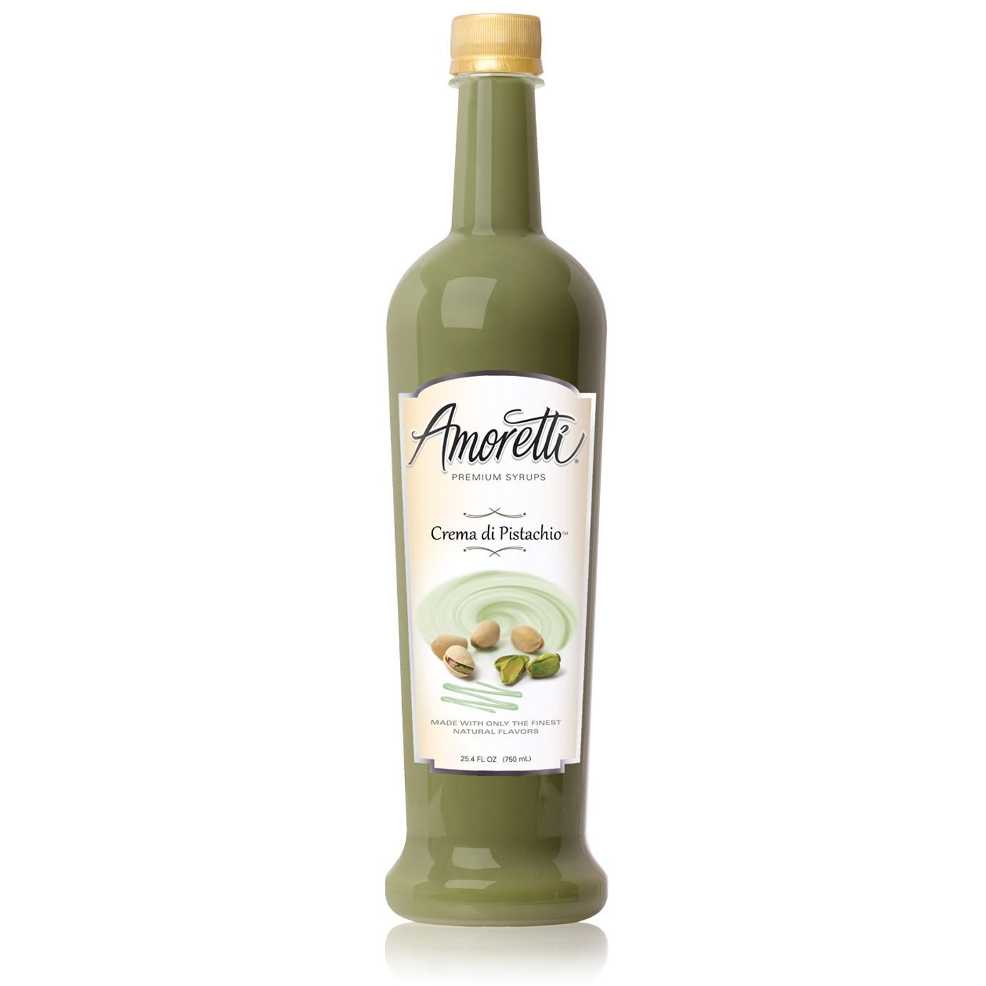 Amoretti Premium Syrup, Crema Di Pistachio, 25.4 Ounce