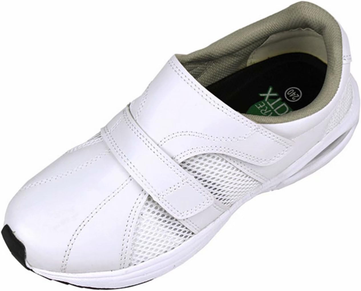 DDTX Women Ladies Nursing Shoes in Hospital Lightweight Professional for Doctors Nurses with Air-Cushioned White