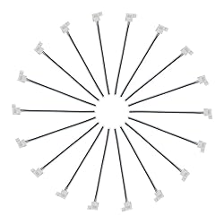 BTF-LIGHTING 10pcs 3Pin 10mm Wide Single End with