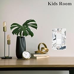 Cuitxrac Dolphin Single Rocker Light Switch Cover