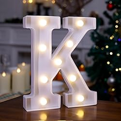TRONSBOO LED Marquee Sign Light Up Letters, 26