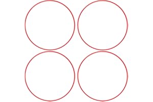 Aluminum Alloy Wheel Rim Protector Guard Ring, 20 Inch Red Decorative Hubcap Curb Rash Cover, Universal for 20 Inches with, S