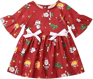 baby girl christmas dress long sleeve