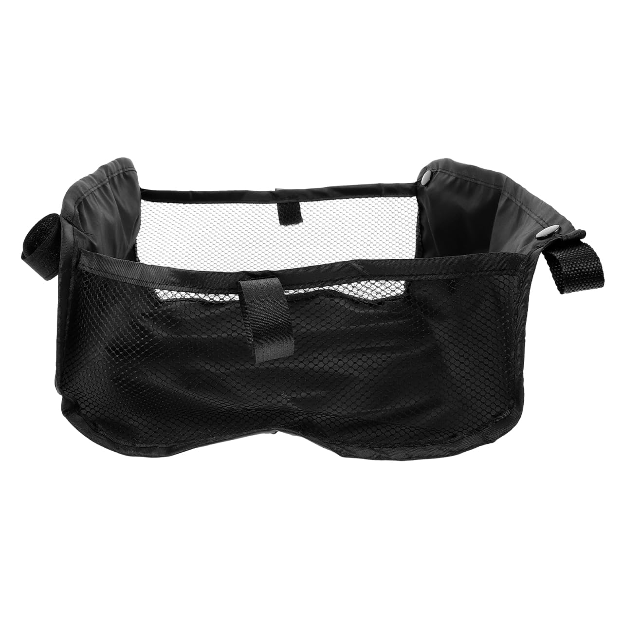 KOMBIUDA Baby Stroller Storage Basket Under Pushchair Organizer Bag Lightweight Bottom Basket for Infant Stroller with Large Capacity 11.81X10.04X5.91In