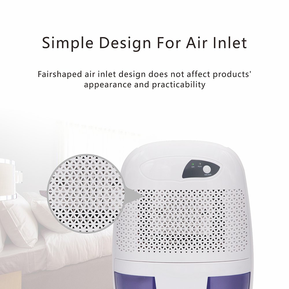Afloia Mini Dehumidifier for Room Quiet Small Dehumidifier for Home Mini Air Dehumidifiers for Bathroom 17ounce Dehumidifier Office