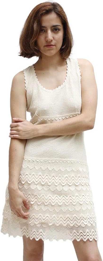 ivory cotton dress