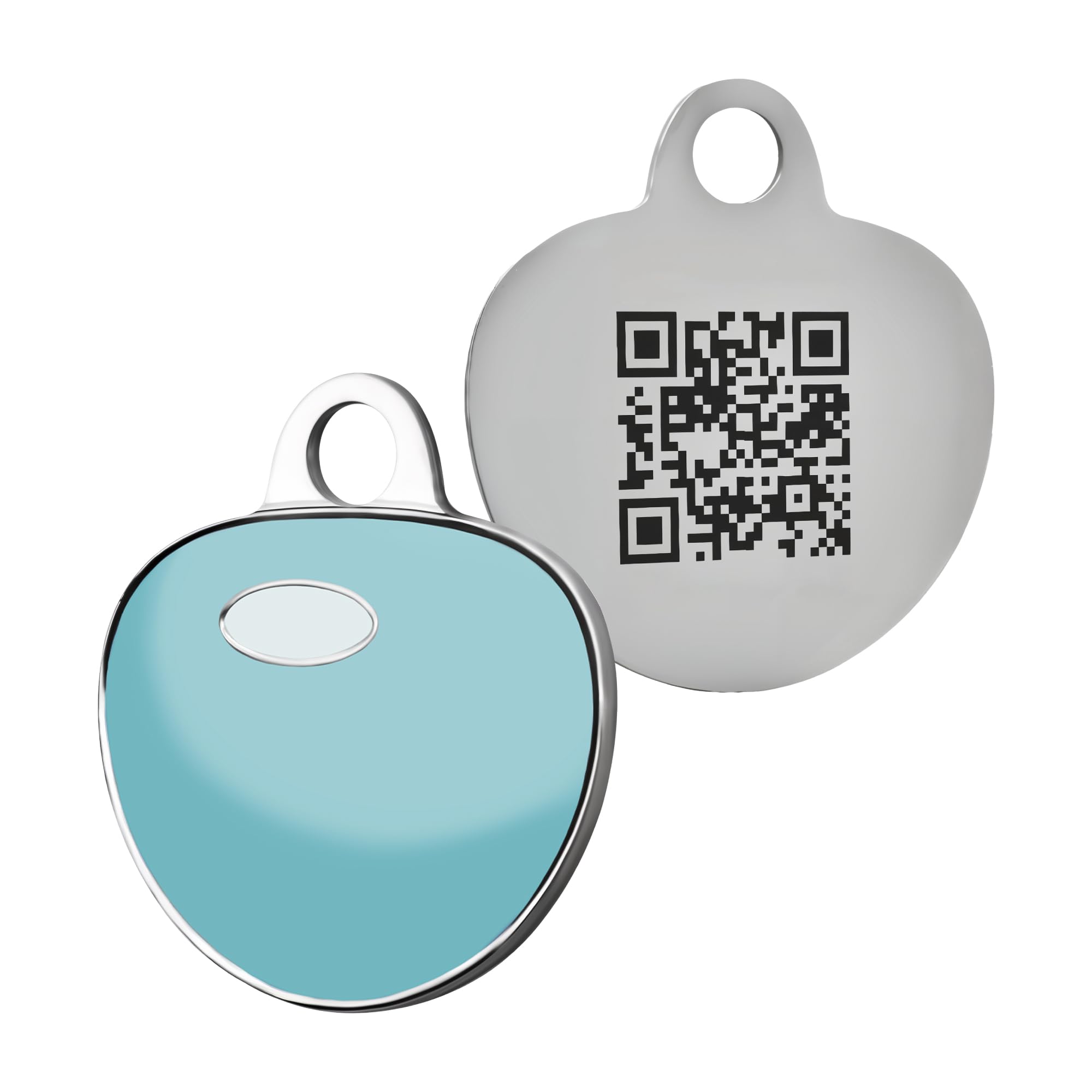 Photo 1 of Premium QR Code Dog Tag - Smart Pet ID Tags for Dogs - Scan Dog ID Tag for Instant Location Alert & Modifiable Pet Profile - Dog Tags Personalized for Pets with Dog Training App (Turquoise)